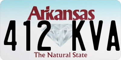 AR license plate 412KVA