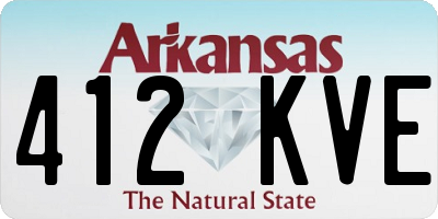 AR license plate 412KVE