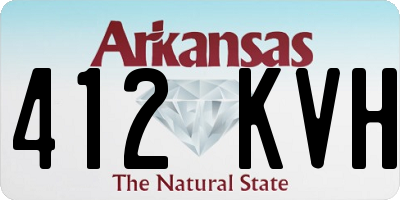 AR license plate 412KVH