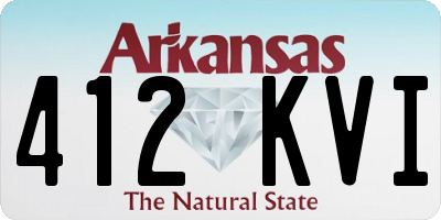 AR license plate 412KVI