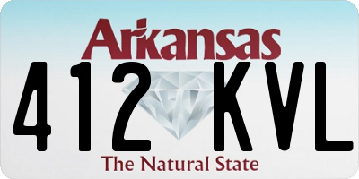 AR license plate 412KVL