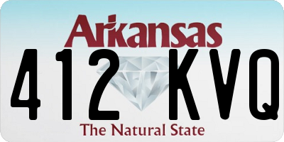 AR license plate 412KVQ