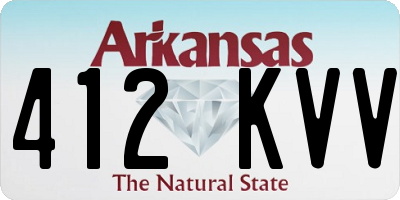 AR license plate 412KVV