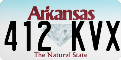 AR license plate 412KVX