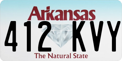 AR license plate 412KVY