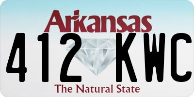AR license plate 412KWC