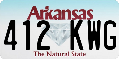 AR license plate 412KWG