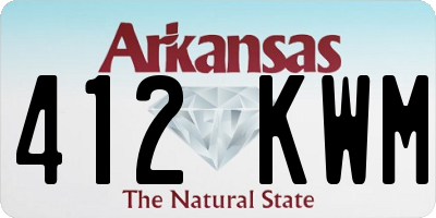 AR license plate 412KWM