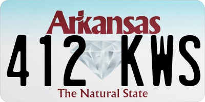 AR license plate 412KWS