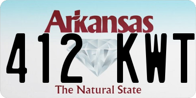 AR license plate 412KWT