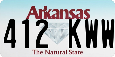 AR license plate 412KWW