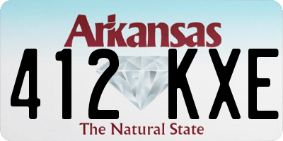 AR license plate 412KXE