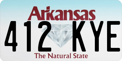AR license plate 412KYE