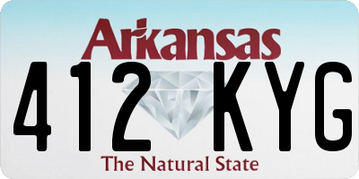 AR license plate 412KYG