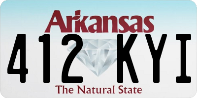 AR license plate 412KYI