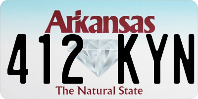 AR license plate 412KYN