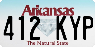 AR license plate 412KYP
