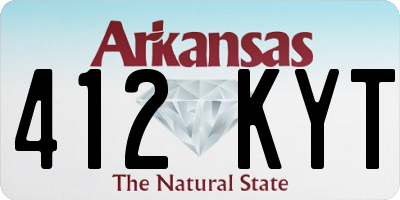 AR license plate 412KYT
