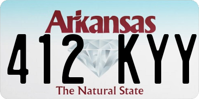 AR license plate 412KYY