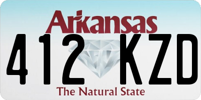 AR license plate 412KZD