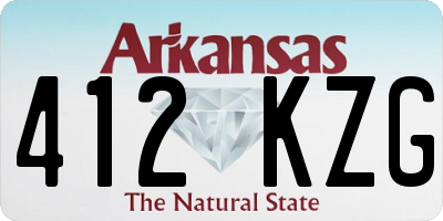 AR license plate 412KZG
