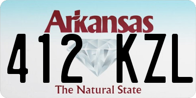 AR license plate 412KZL