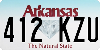 AR license plate 412KZU
