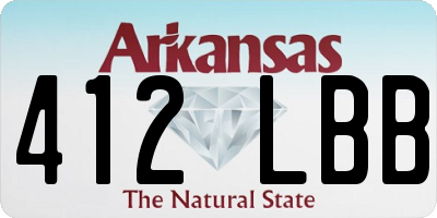 AR license plate 412LBB