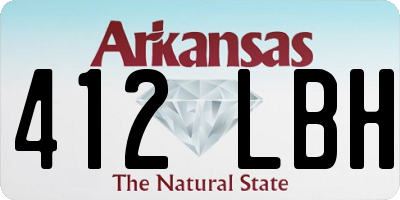 AR license plate 412LBH