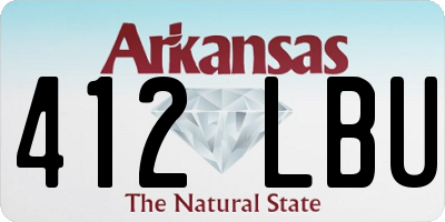 AR license plate 412LBU