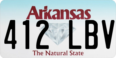 AR license plate 412LBV