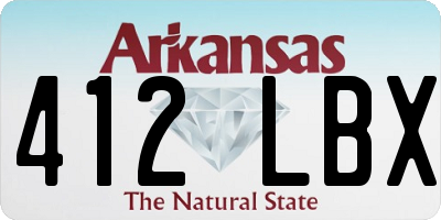 AR license plate 412LBX