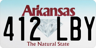 AR license plate 412LBY