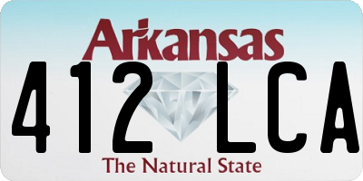 AR license plate 412LCA