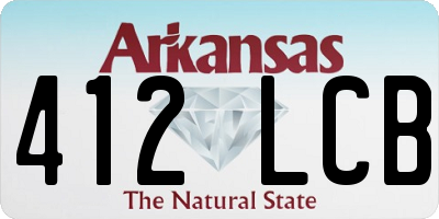AR license plate 412LCB