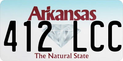 AR license plate 412LCC