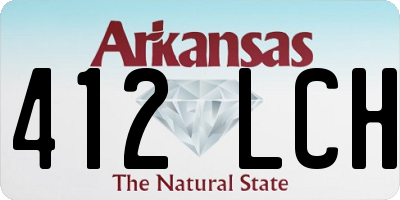 AR license plate 412LCH
