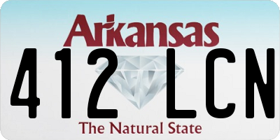 AR license plate 412LCN