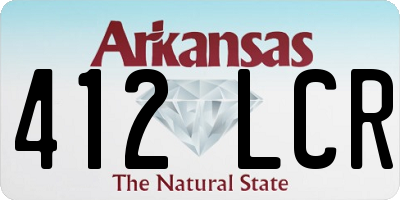 AR license plate 412LCR
