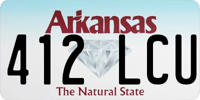 AR license plate 412LCU
