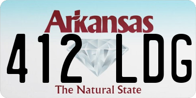 AR license plate 412LDG