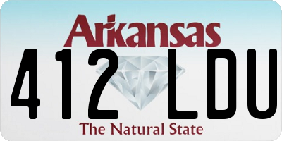 AR license plate 412LDU