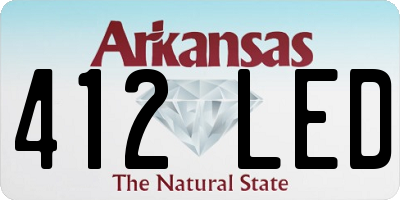 AR license plate 412LED