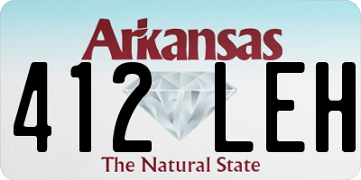 AR license plate 412LEH