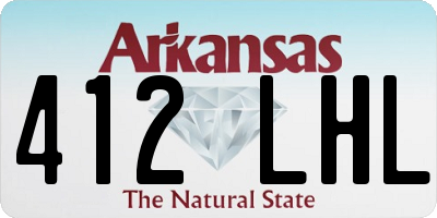 AR license plate 412LHL