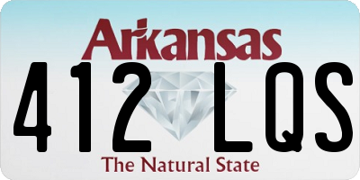 AR license plate 412LQS