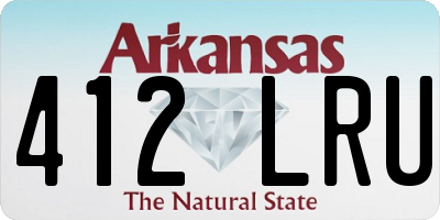 AR license plate 412LRU
