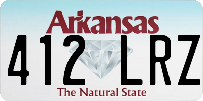 AR license plate 412LRZ