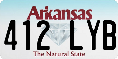 AR license plate 412LYB