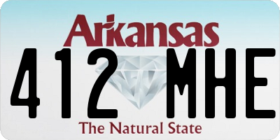 AR license plate 412MHE
